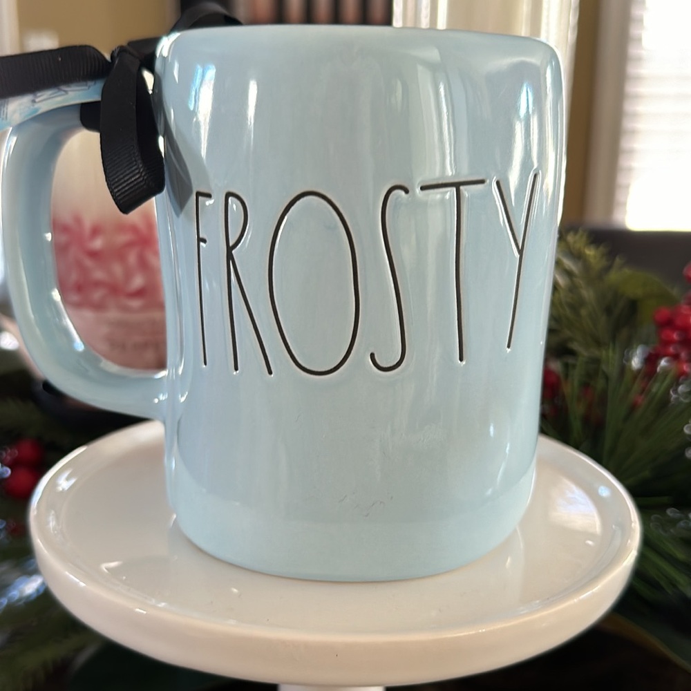 Rae Dunn FROSTY one double sided mug